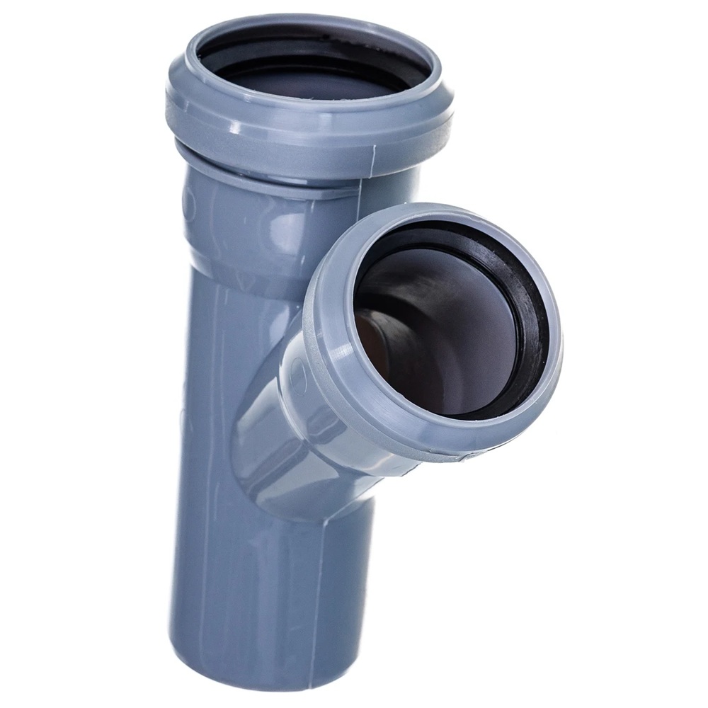 Тройник канализационный 50х40 мм 45°