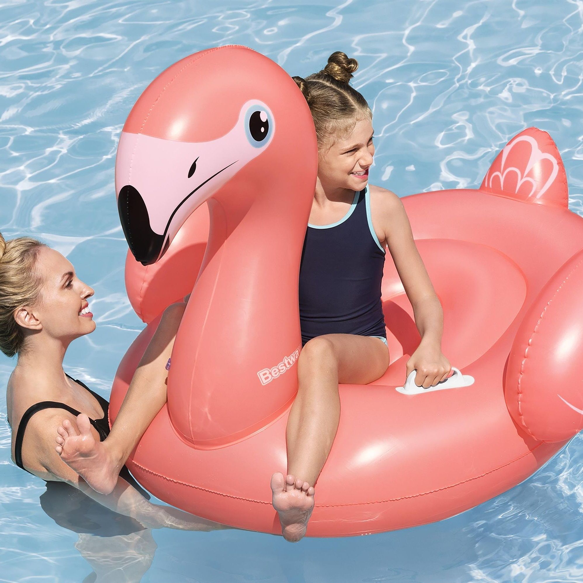 Игрушка надувная для плавания 148x127x99 см до 100 кг Bestway Фламинго 41526