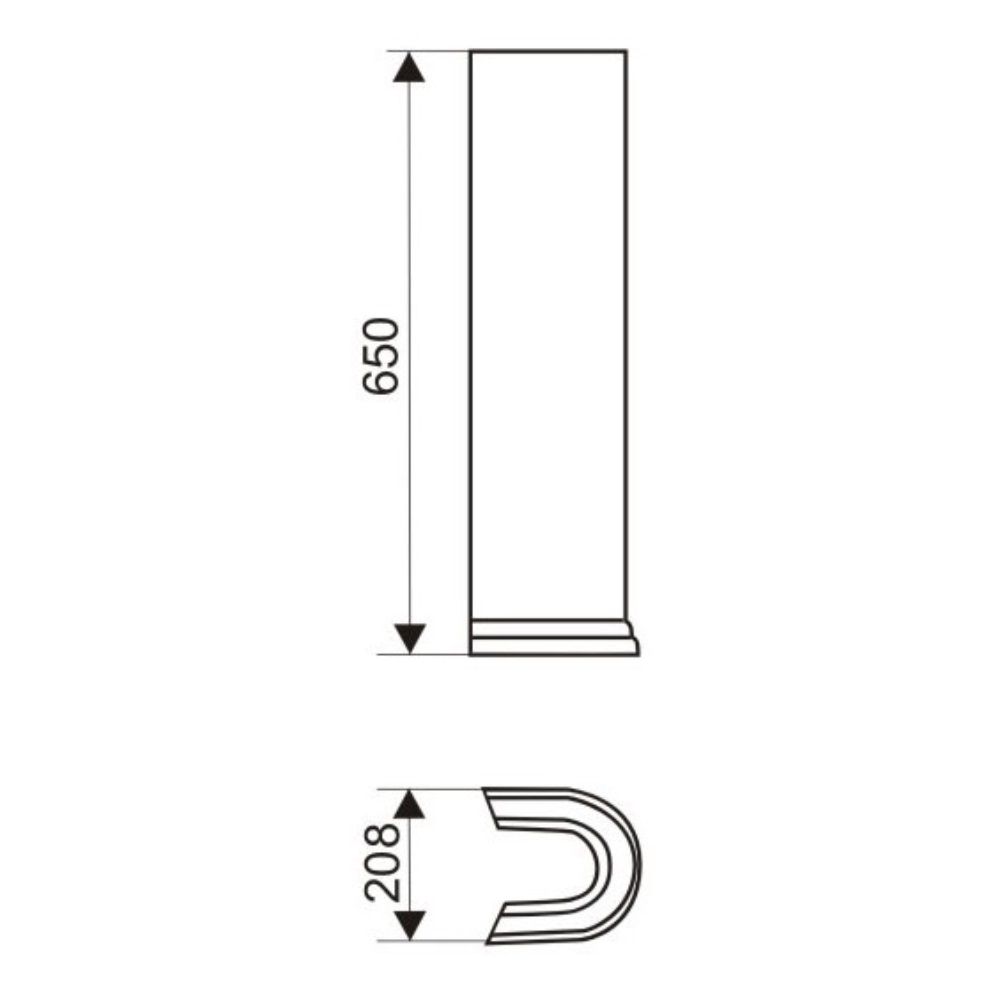 Пьедестал Престиж черный