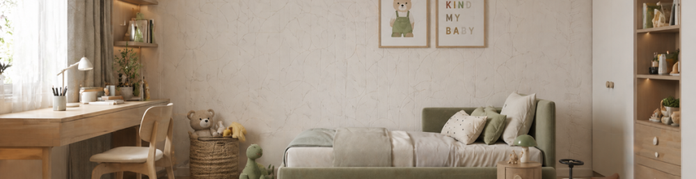 как выбрать обои в детскую комнату по возрасту ребёнка и зонам