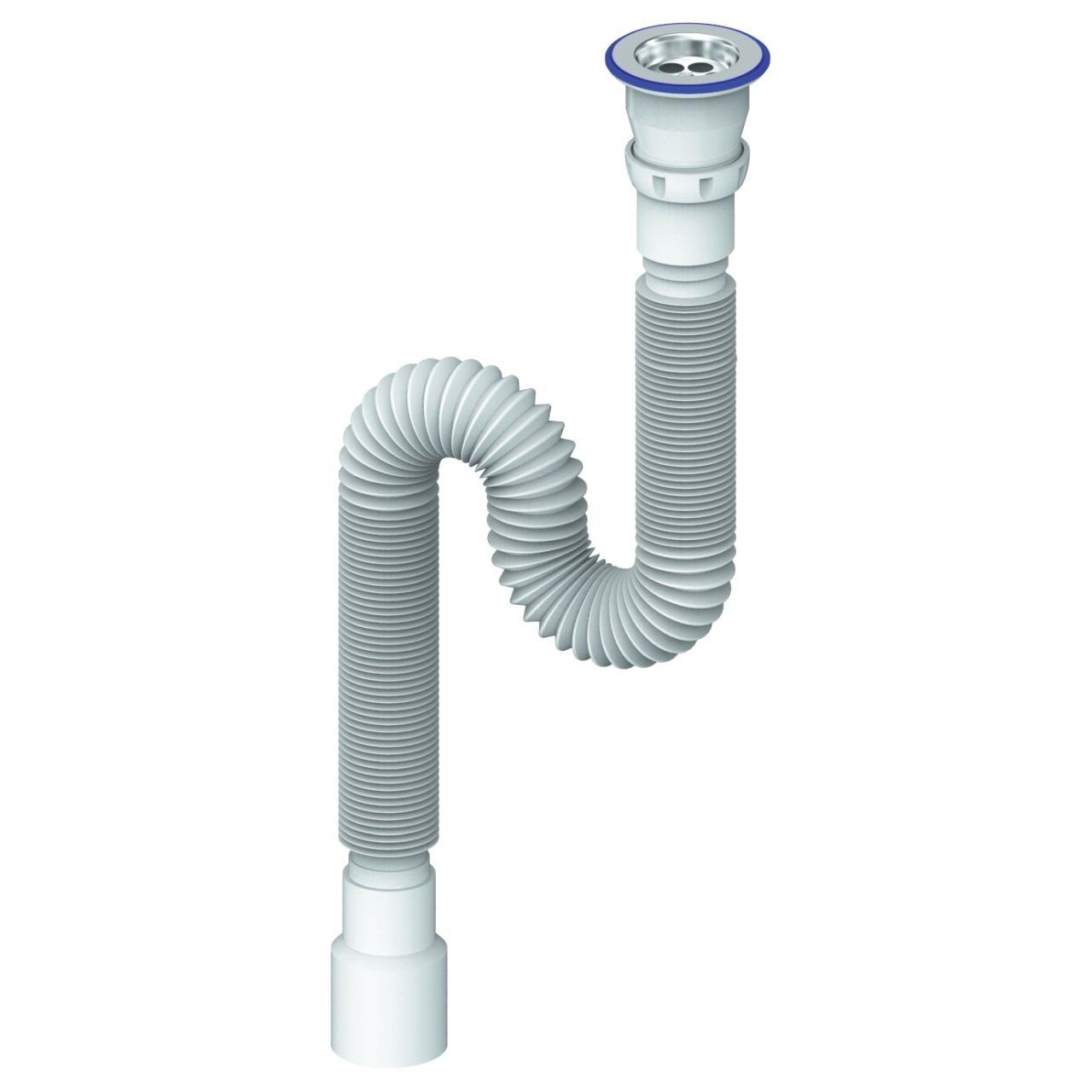 Сифон гофрированный 1 1/2"х40/50 1200 мм Unicorn