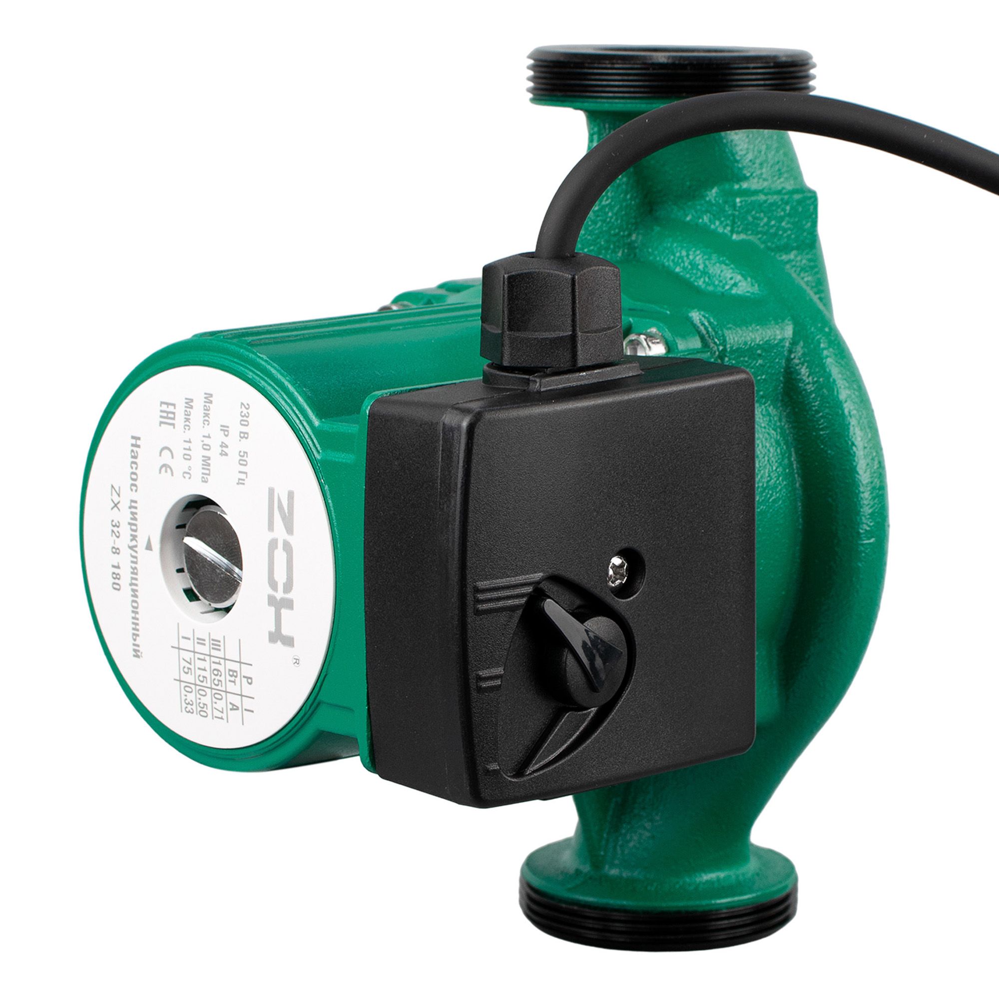 Насос циркуляционный Zox ZX 32-8 180 165Вт 180 мм