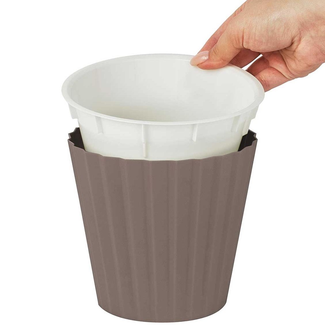 Горшок цветочный InGreen Sand Французский платан 28 см 10,5 л c дренажной вставкой