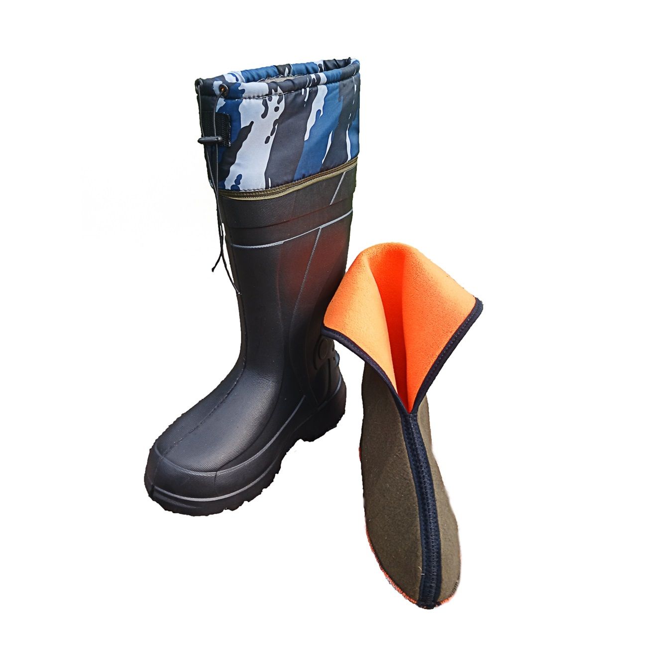 Сапоги литые мужские со вcтавкой 1Shs р.45 до -25С°