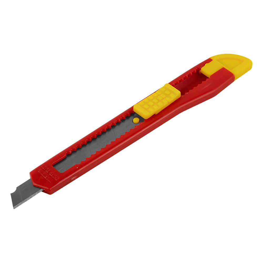 Нож строительный 9 мм автоблокировка РемоКолор 19-0-230