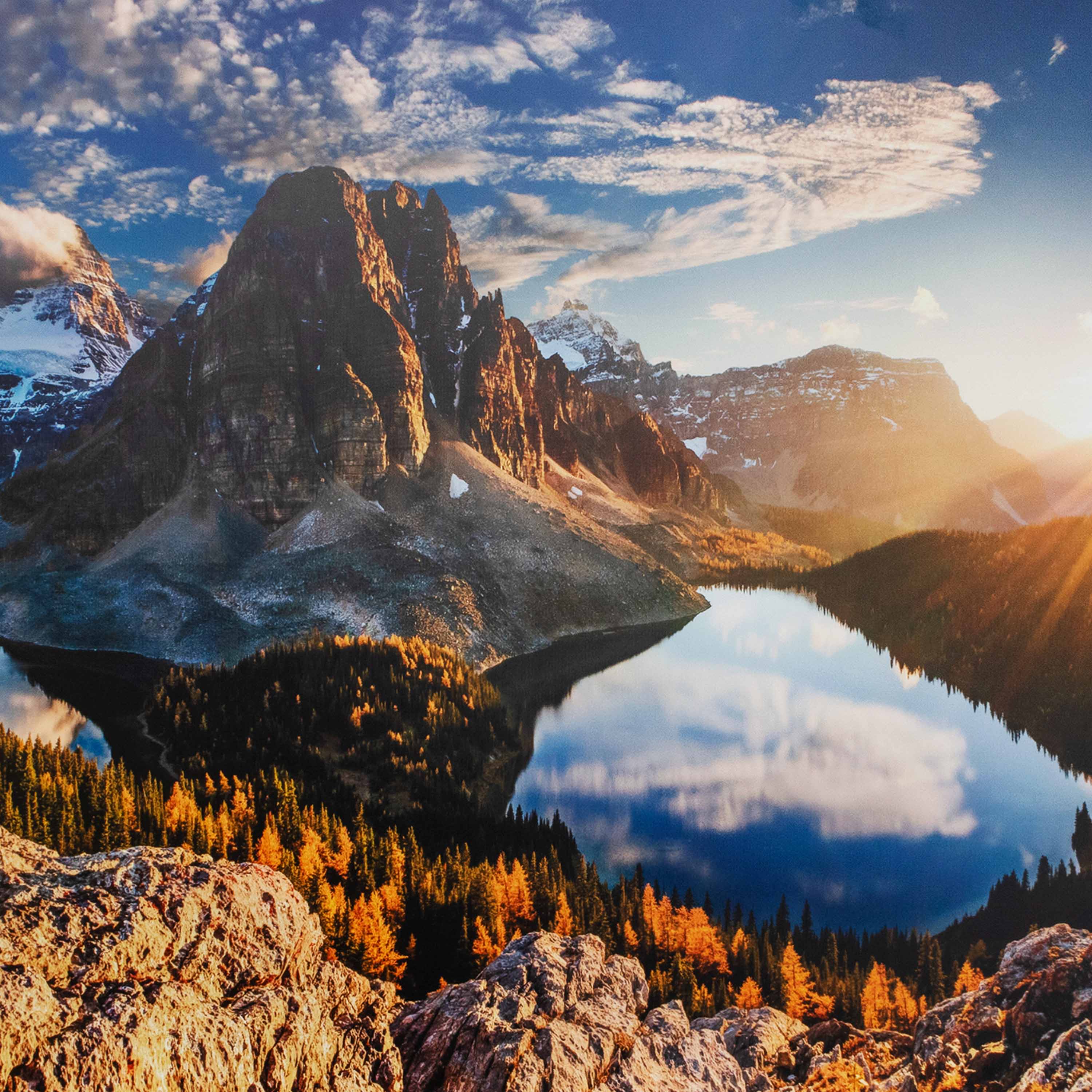 Холст S-4266G 130х200 cм Скала-мостик