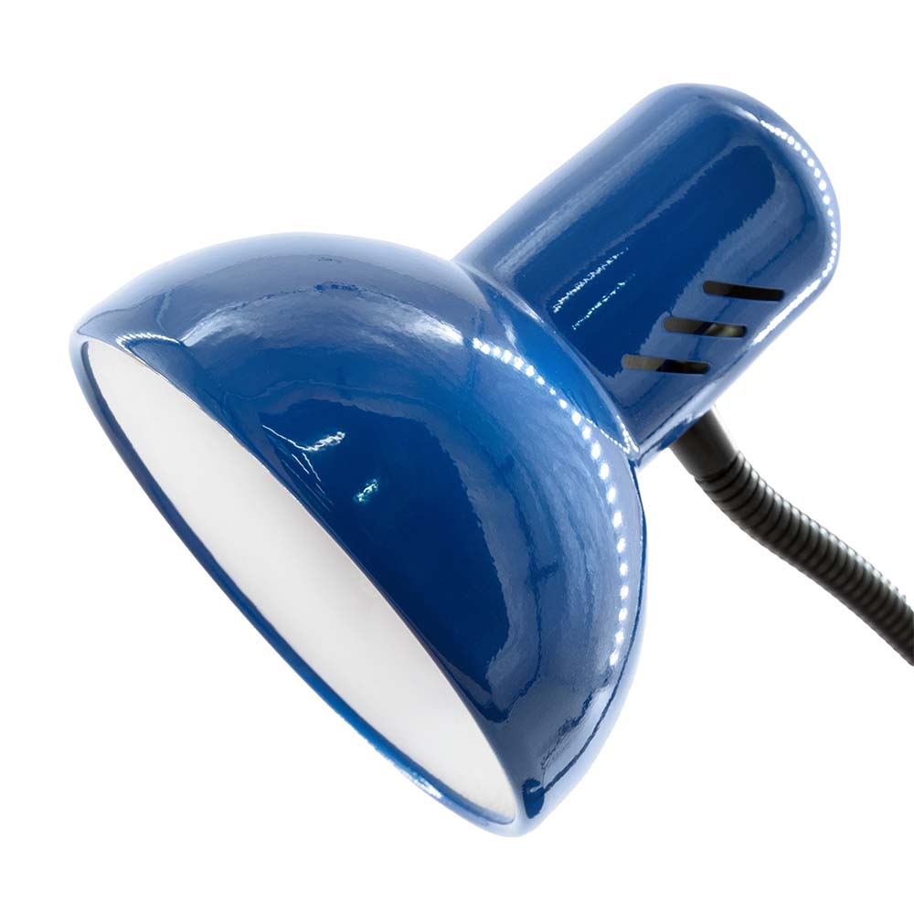 Светильник настольный на подставке НТ 2077А, Е27, 220W, голубая глазурь