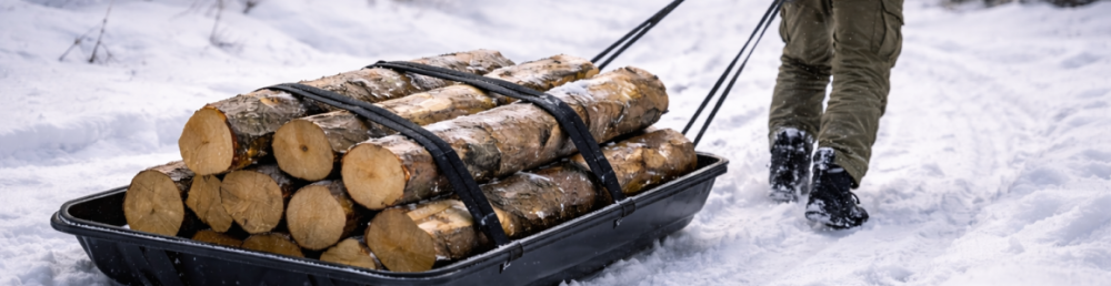 Волокуши для участка зимой: 5 способов сэкономить время