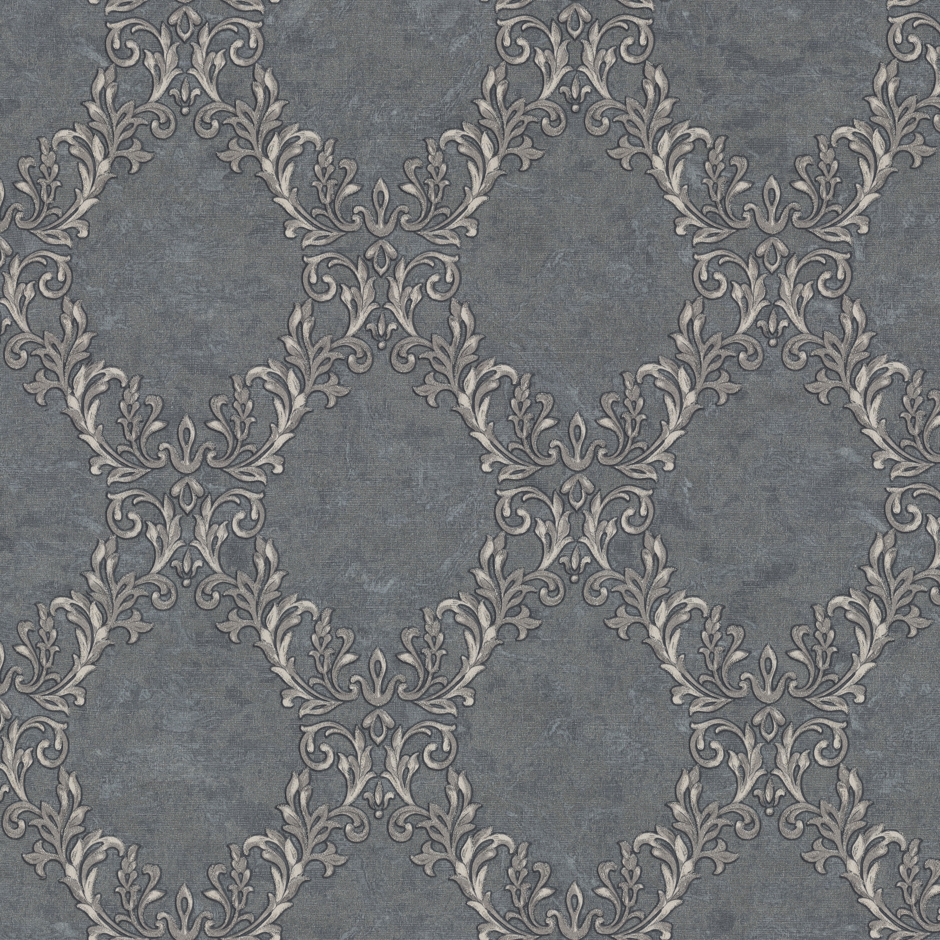 Обои Ornamy Palazzo 8088-22 графит вензель 1,06х10,05 м