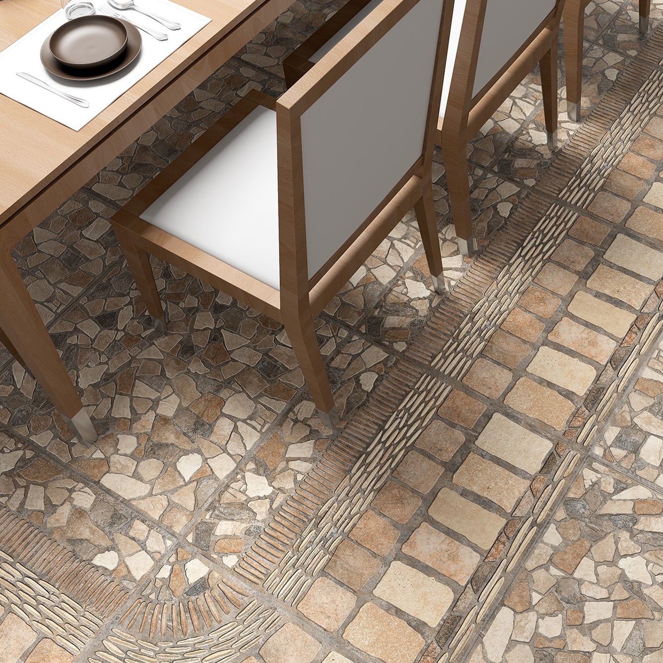 Керамогранит Alma Ceramica Stail GFU04STA04R 60х60 см коричневый 1,8 м2