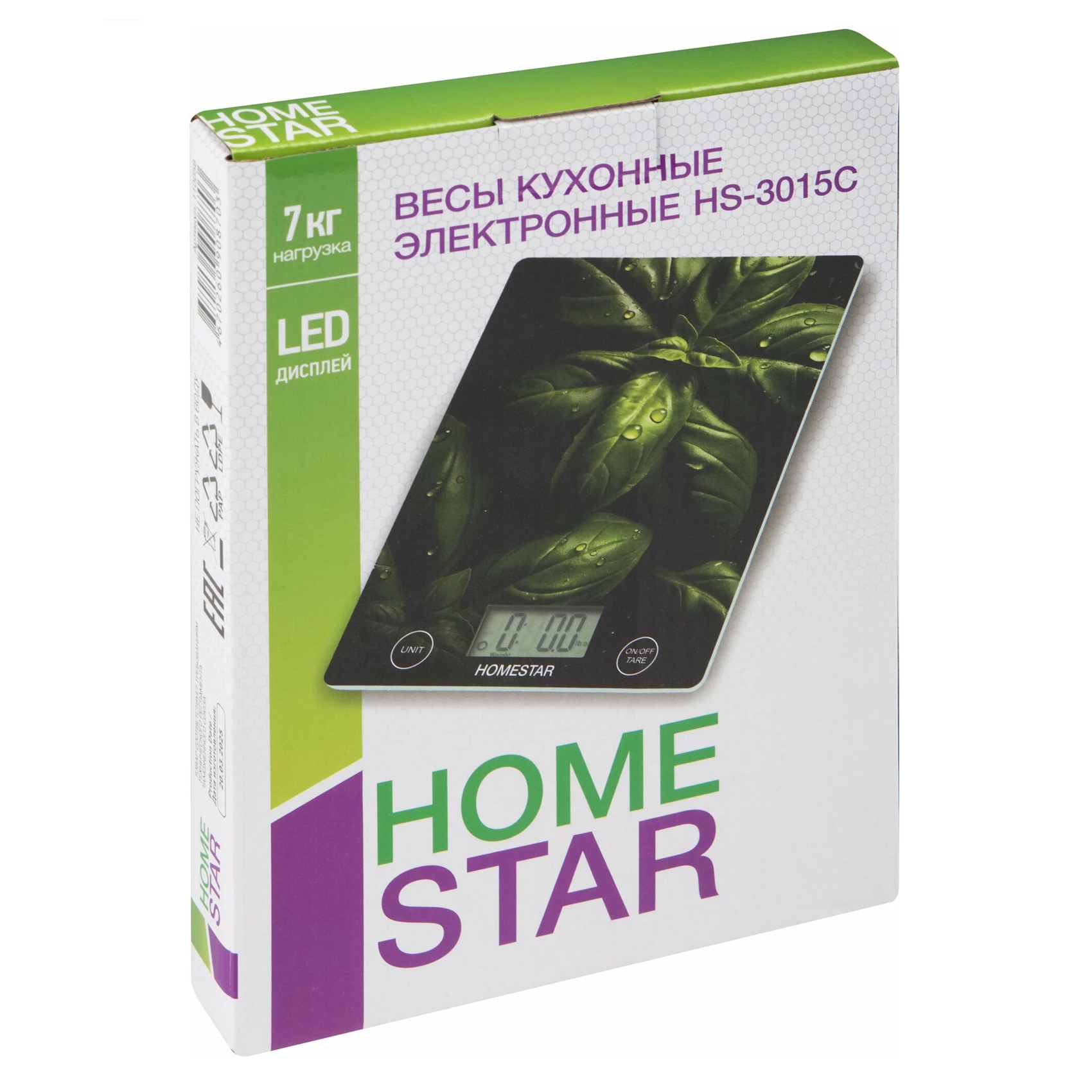Весы кухонные электронные HomeStar HS-3015C до 7 кг