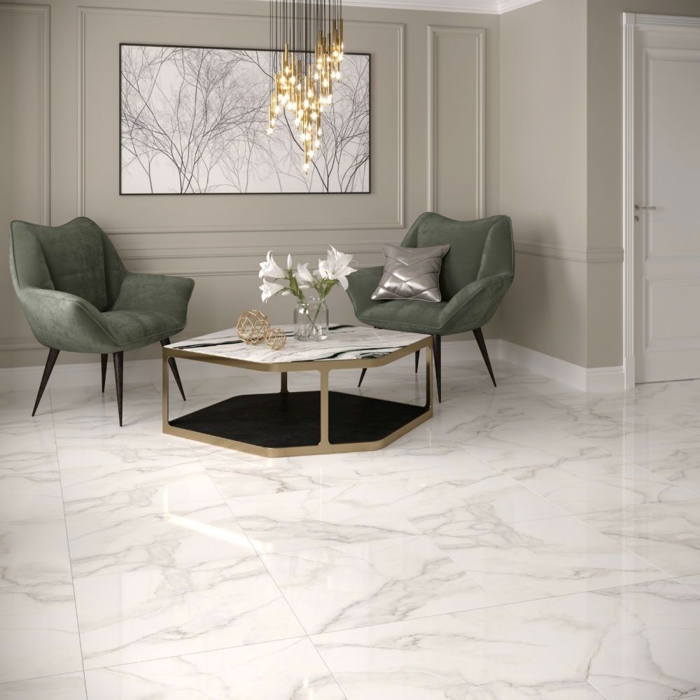 Керамогранит Gracia Ceramica Carrara grey PG 01 45х45 см серый 1,62 м2