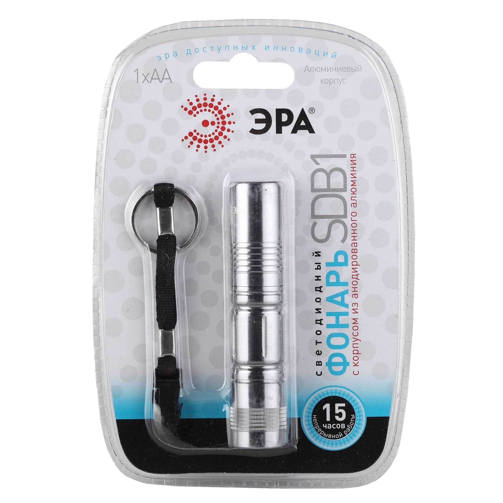 Фонарь ручной LED Эра SDB1 60 Лм 1хАА IP40
