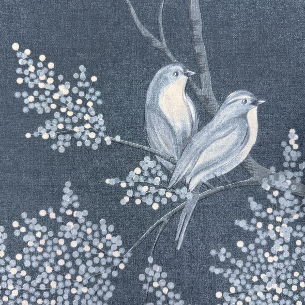 Обои Erismann Visavi 61052-06 синие птицы 1,06х10 м