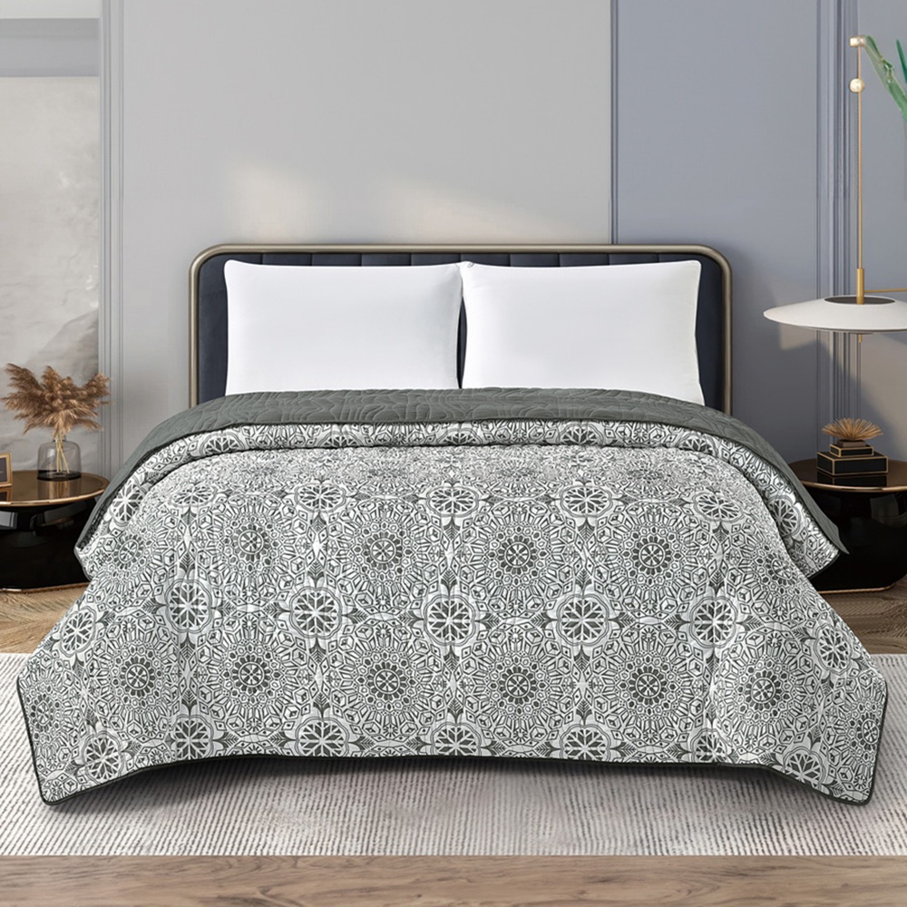 Покрывало жаккард Romance 220х240 см серое двухстороннее GH PS1 05 2224