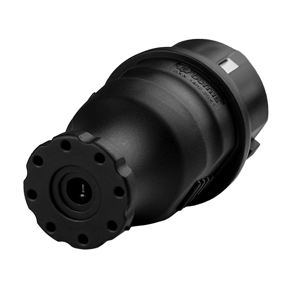 Вилка кабельная BEMIS BK1-1402-2011 каучуковая 220В 16А с з/к IP44 черная