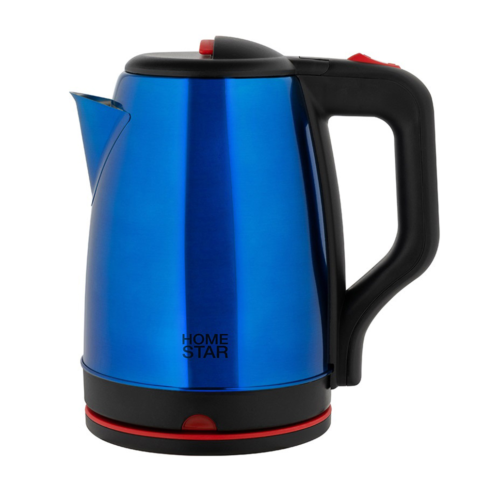 Чайник электрический Homestar HS-1003 1500 Вт 1,8 л стальной, синий
