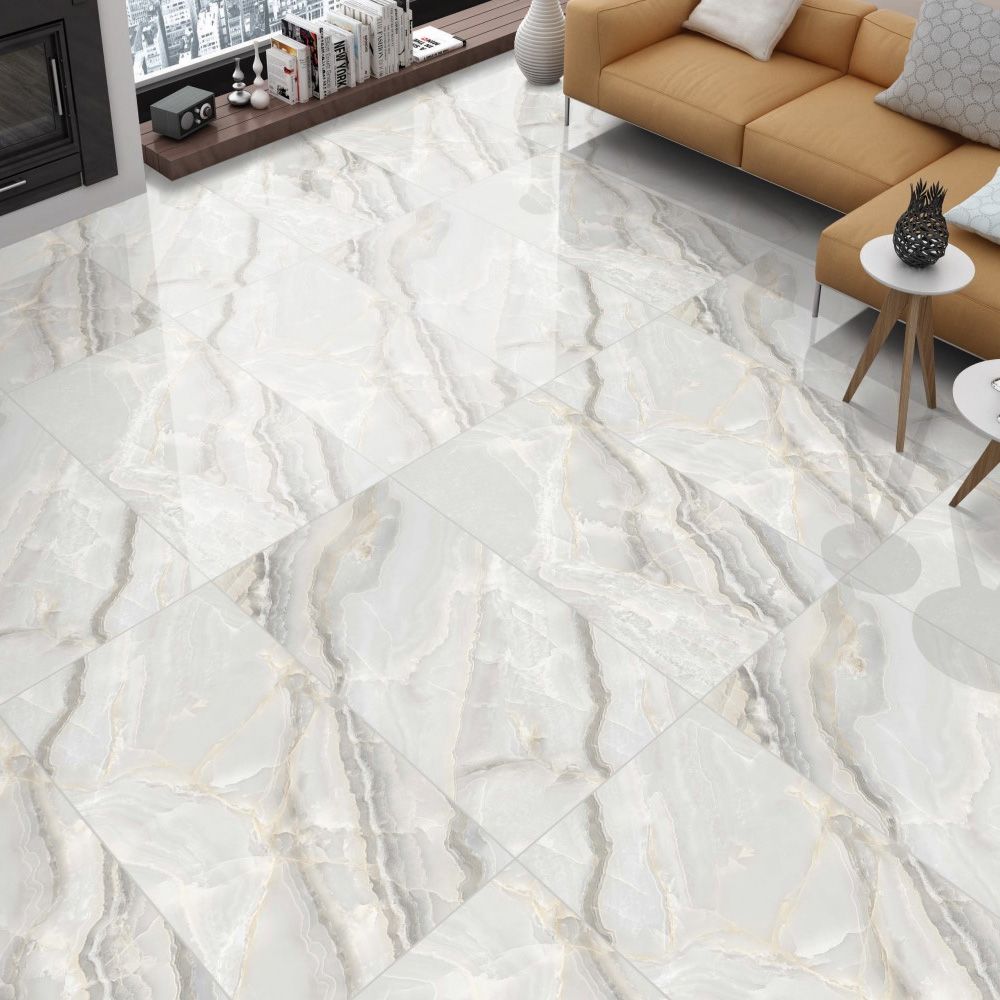 Керамогранит Realistik Wave Onyx Grey Carving 60х120 см серый 1,44 м2