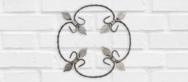 Кованая декоративная розетка