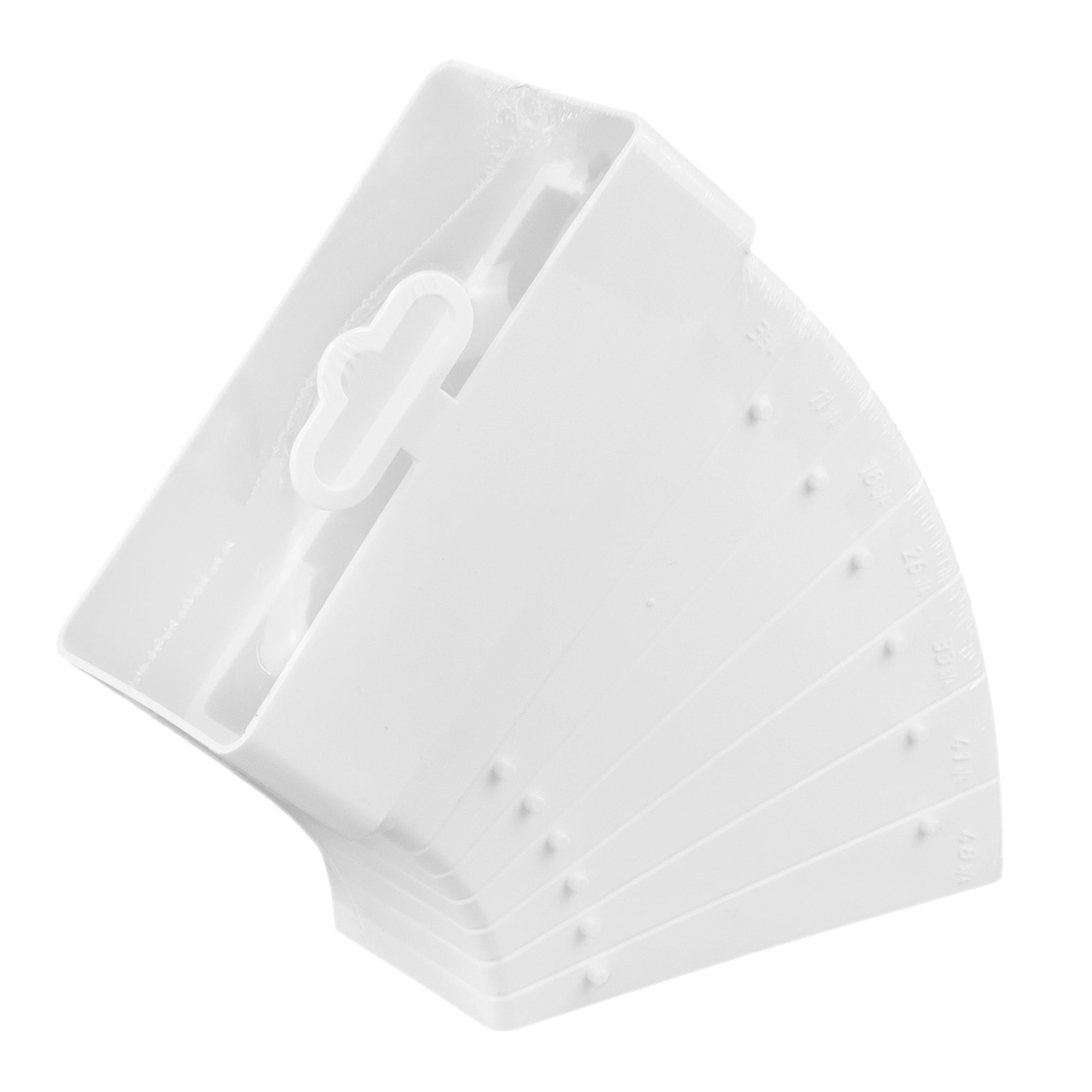 Колено плоское разноугловое 60х120 мм 612КРП