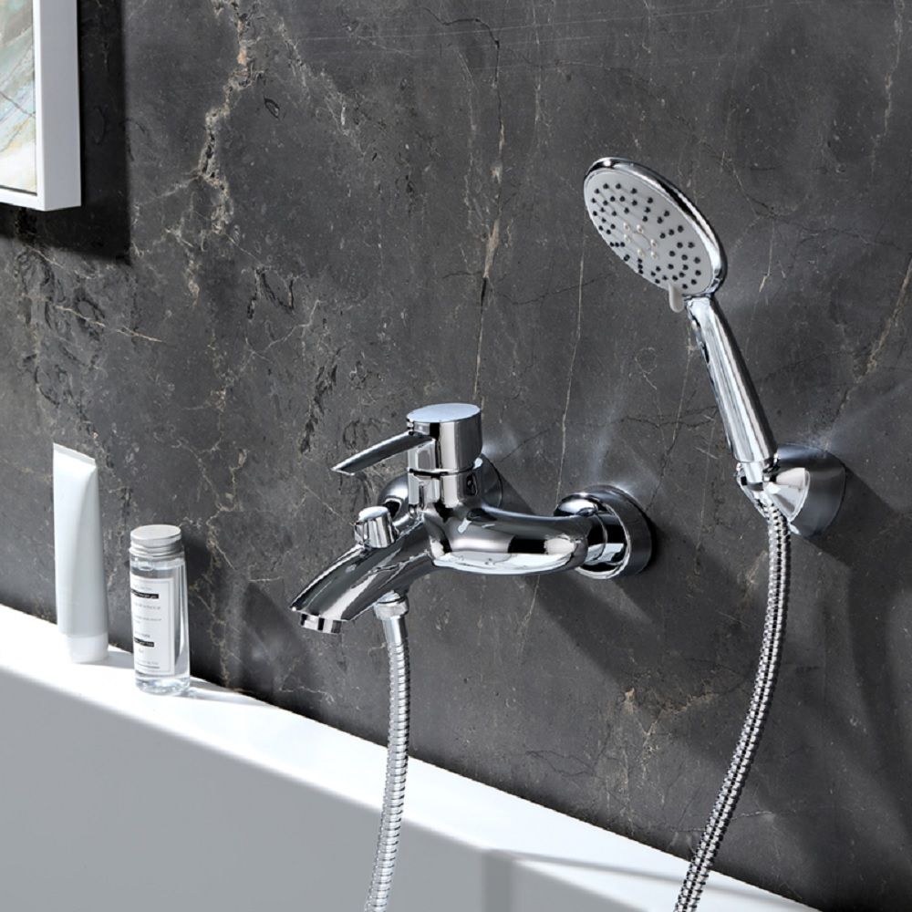 Смеситель для ванны Lemark Atlantiss LM3254C однорычажный короткий излив