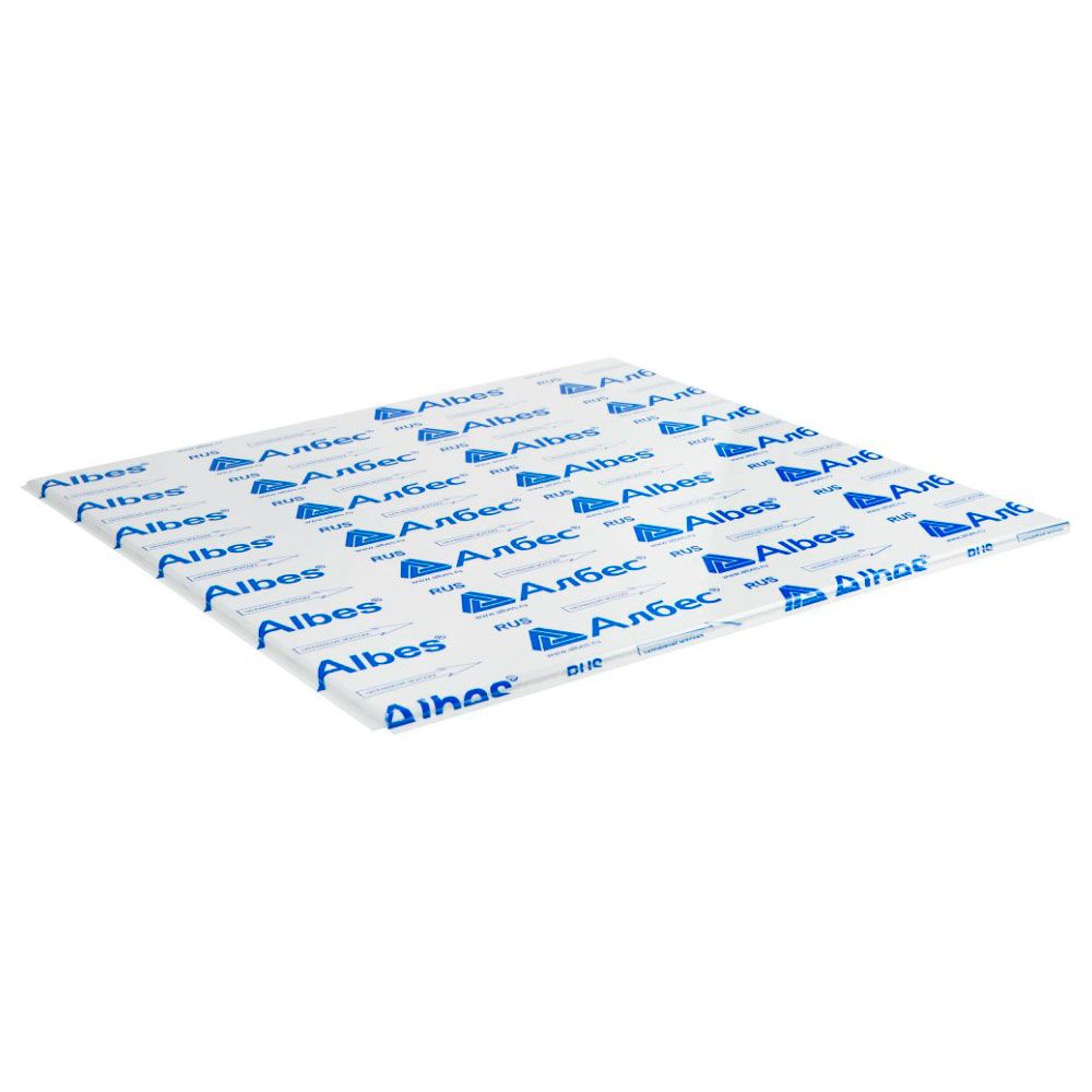 Панель потолочная металлическая Эконом АР 600 600х600 мм белая