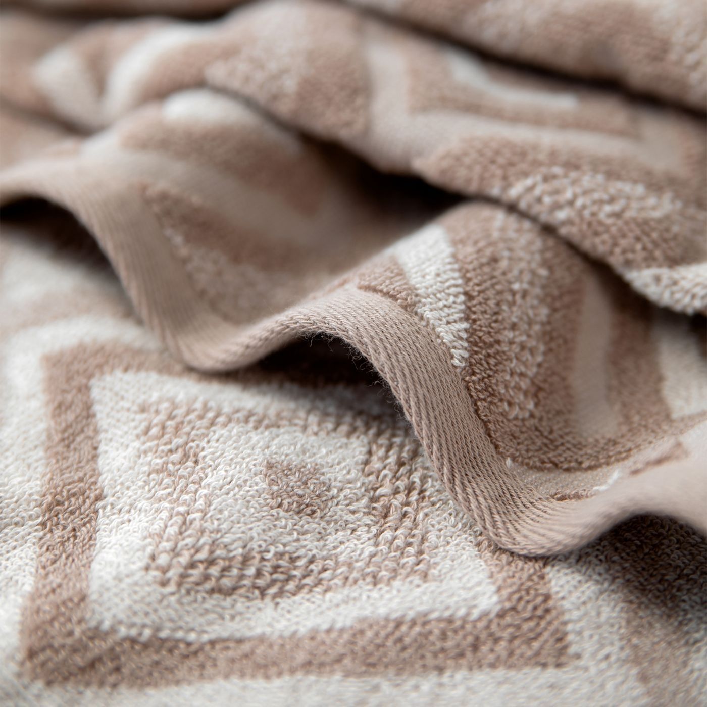 Полотенце махровое Самойловский Текстиль Сиена 70х140 см светло-бежевое