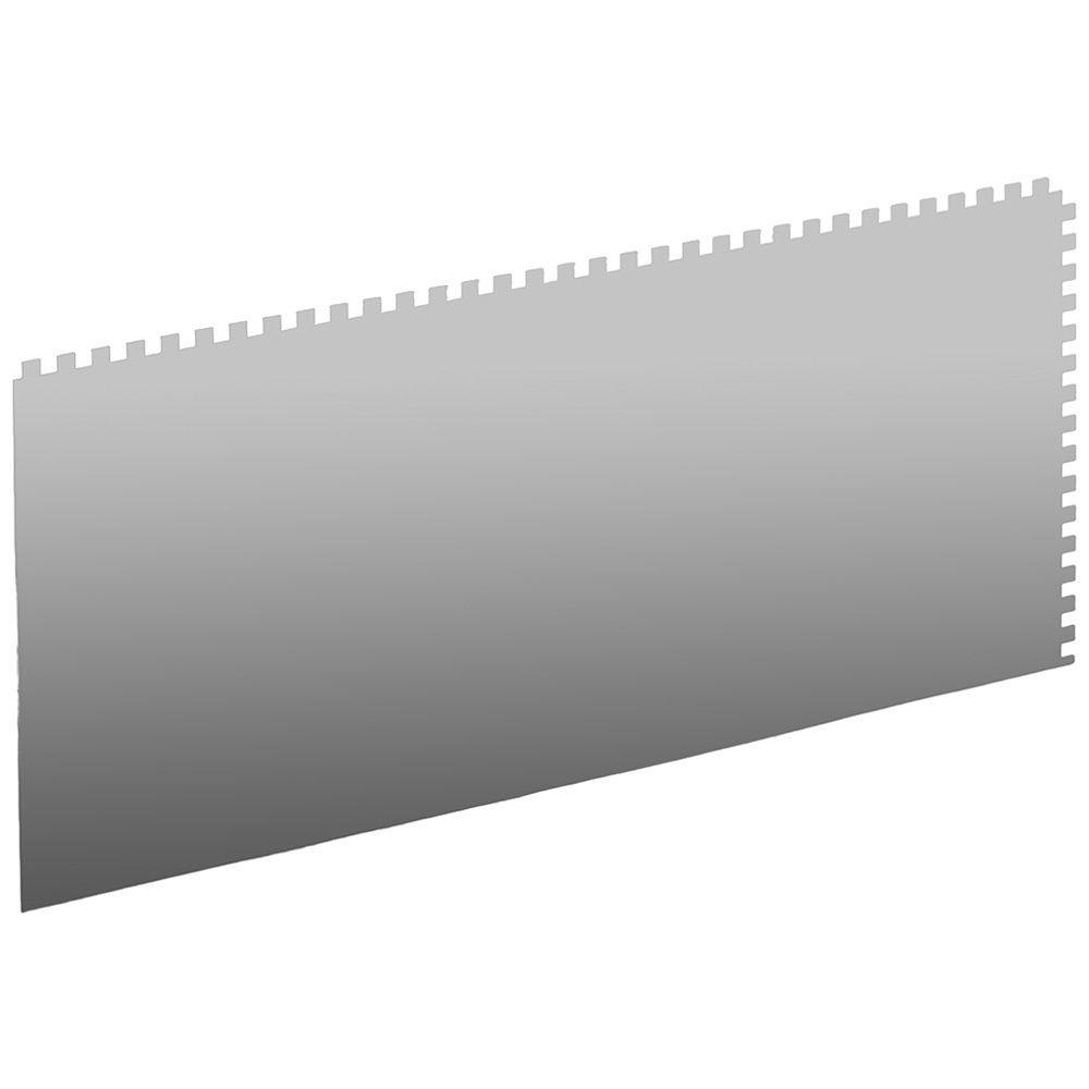 Гладилка зубч, 120 х 280 мм, нержав. сталь, пласт рукоятка, зуб 4 х 4 мм 27-1-004(Hobbi) (шт.)