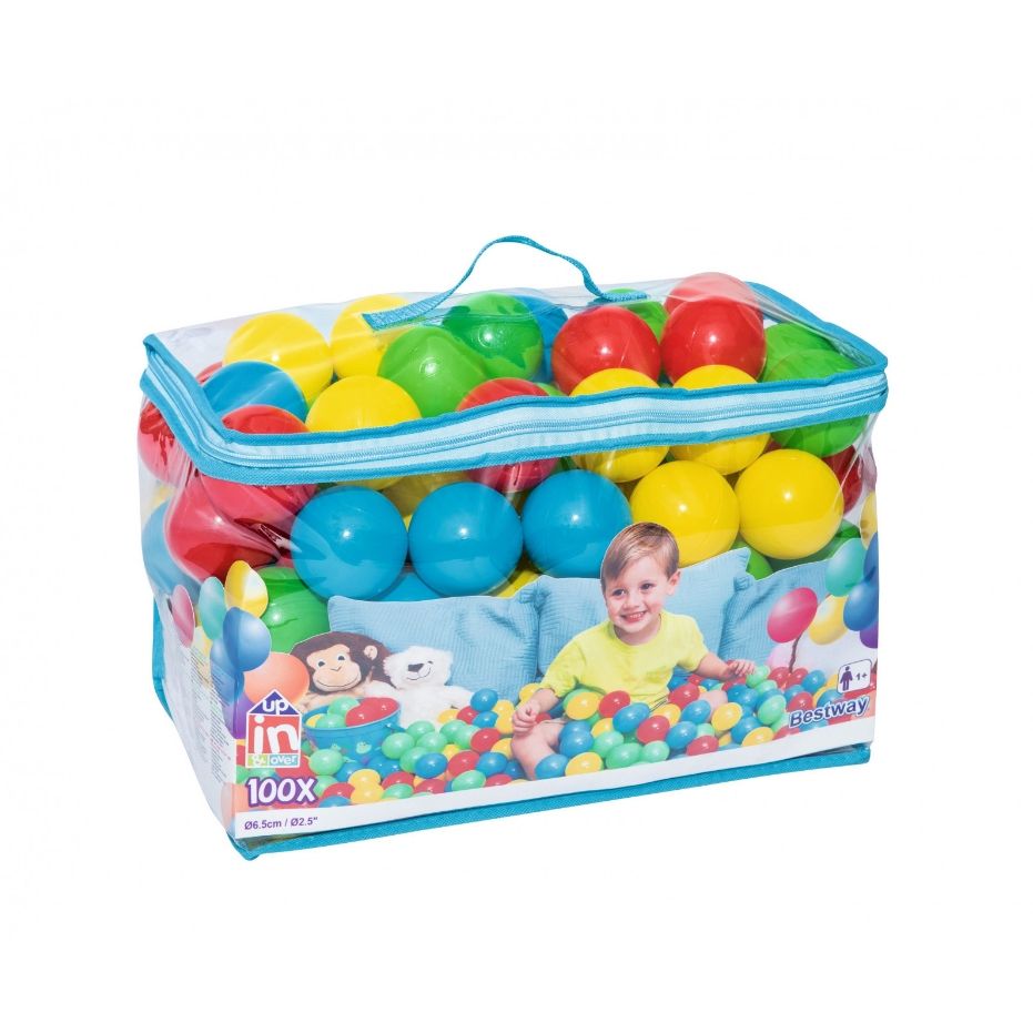 Набор мячей для игровых центров 6,5 см 100 шт Bestway Splash & Play 52027