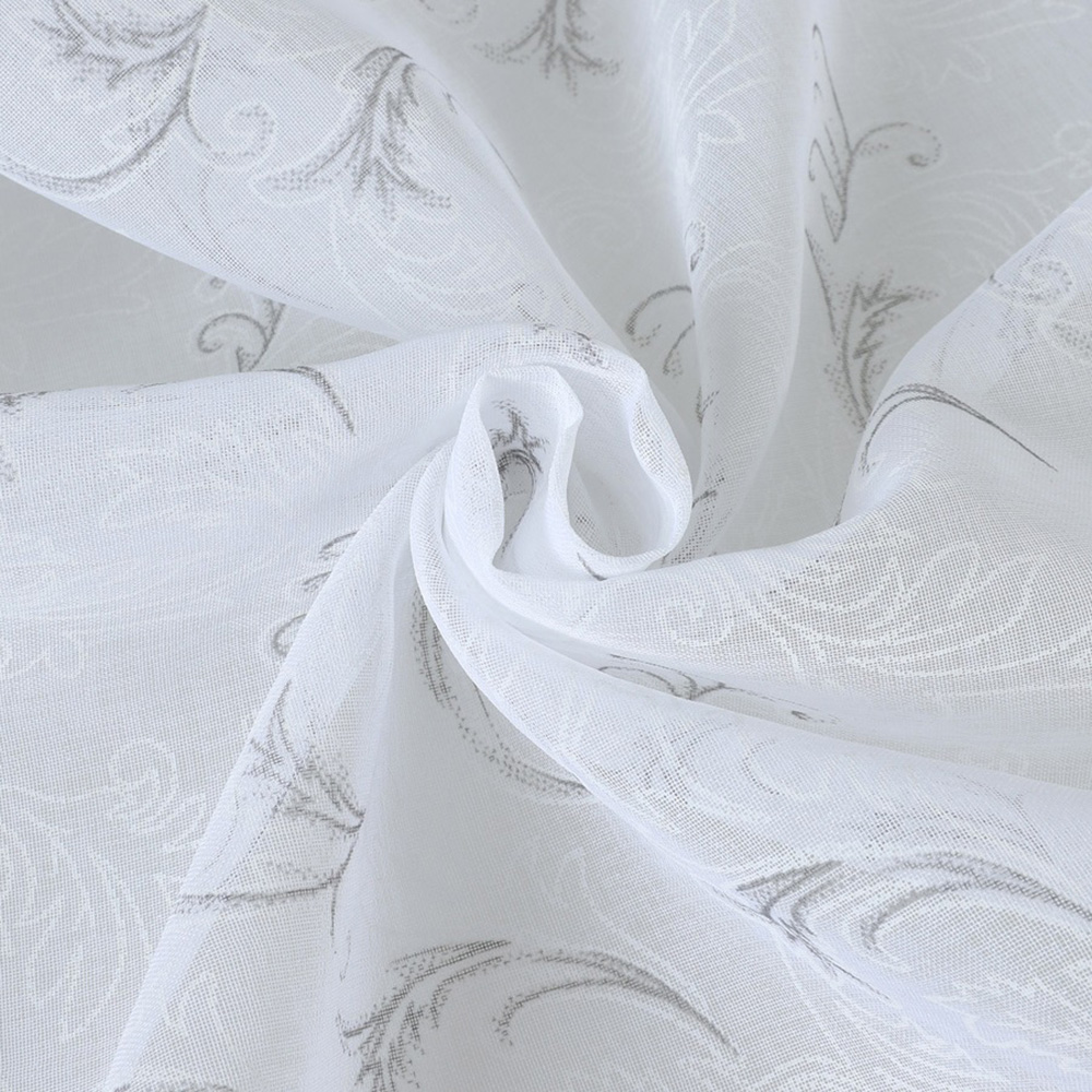 Ткань для штор Тюль кристалон печать ERT DONP23115-2/280 KPech ut белый узоры