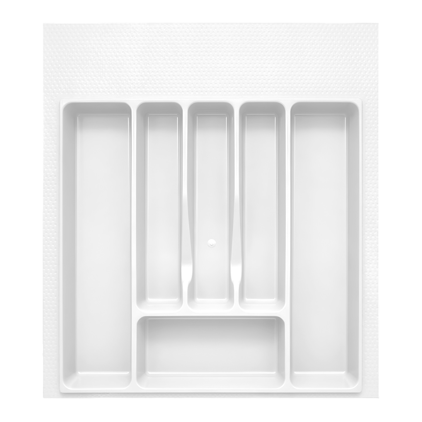 Лоток для столовых приборов 500-550 мм белый пластик