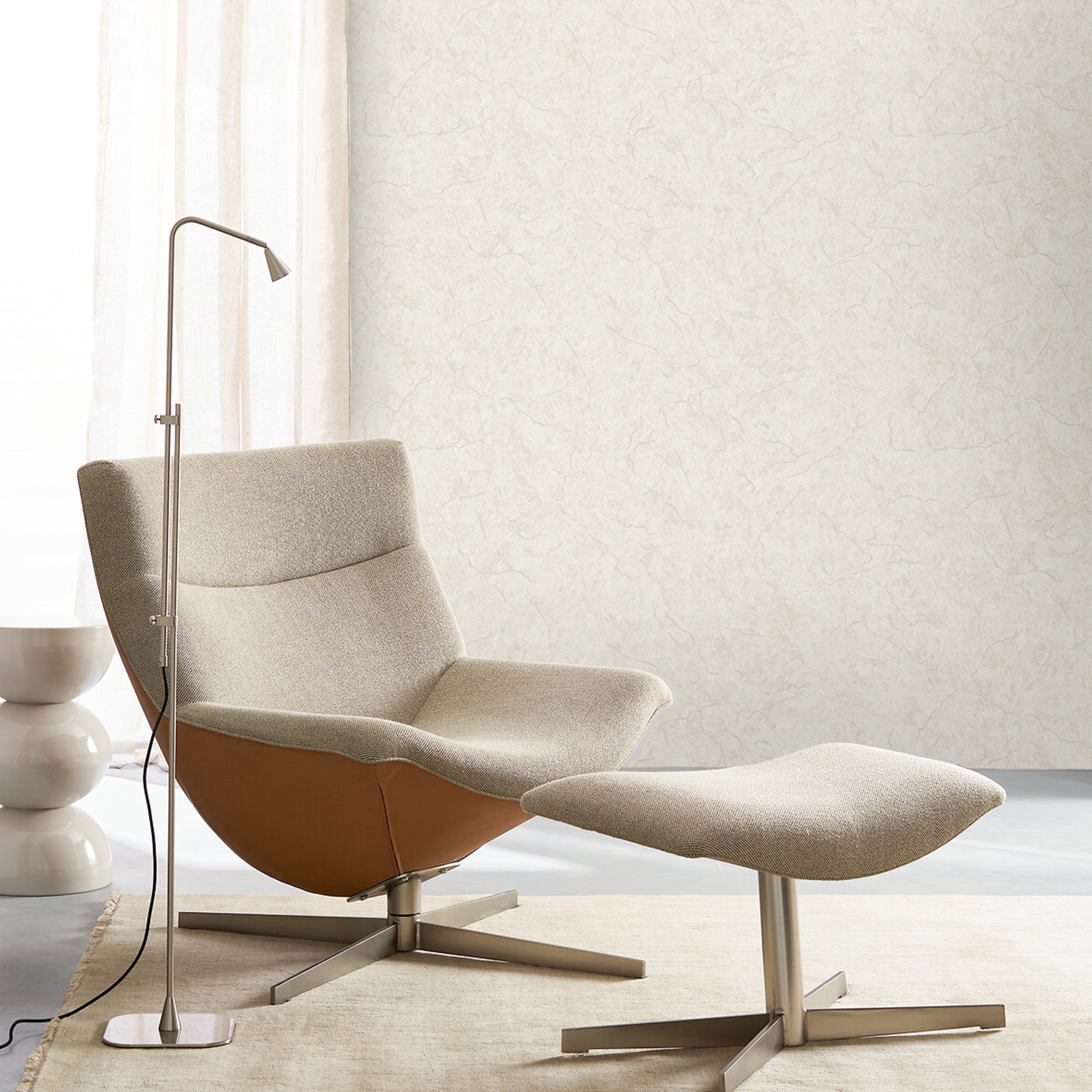 Обои Aurora Агидель С50А 5049 05 бежевые штукатурка 1,06х10,05 м