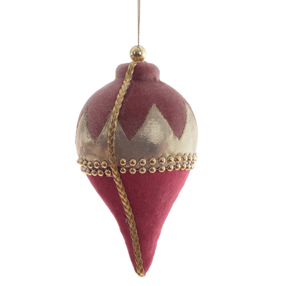 Украшение новогоднее Капля 9х16,5х9 см 4 вида 808690