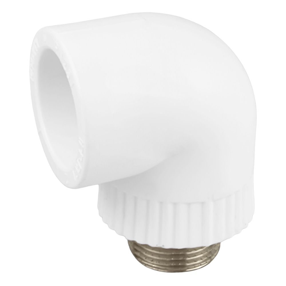 Угольник комбинир. полипропилен 32 мм х 3/4" НР