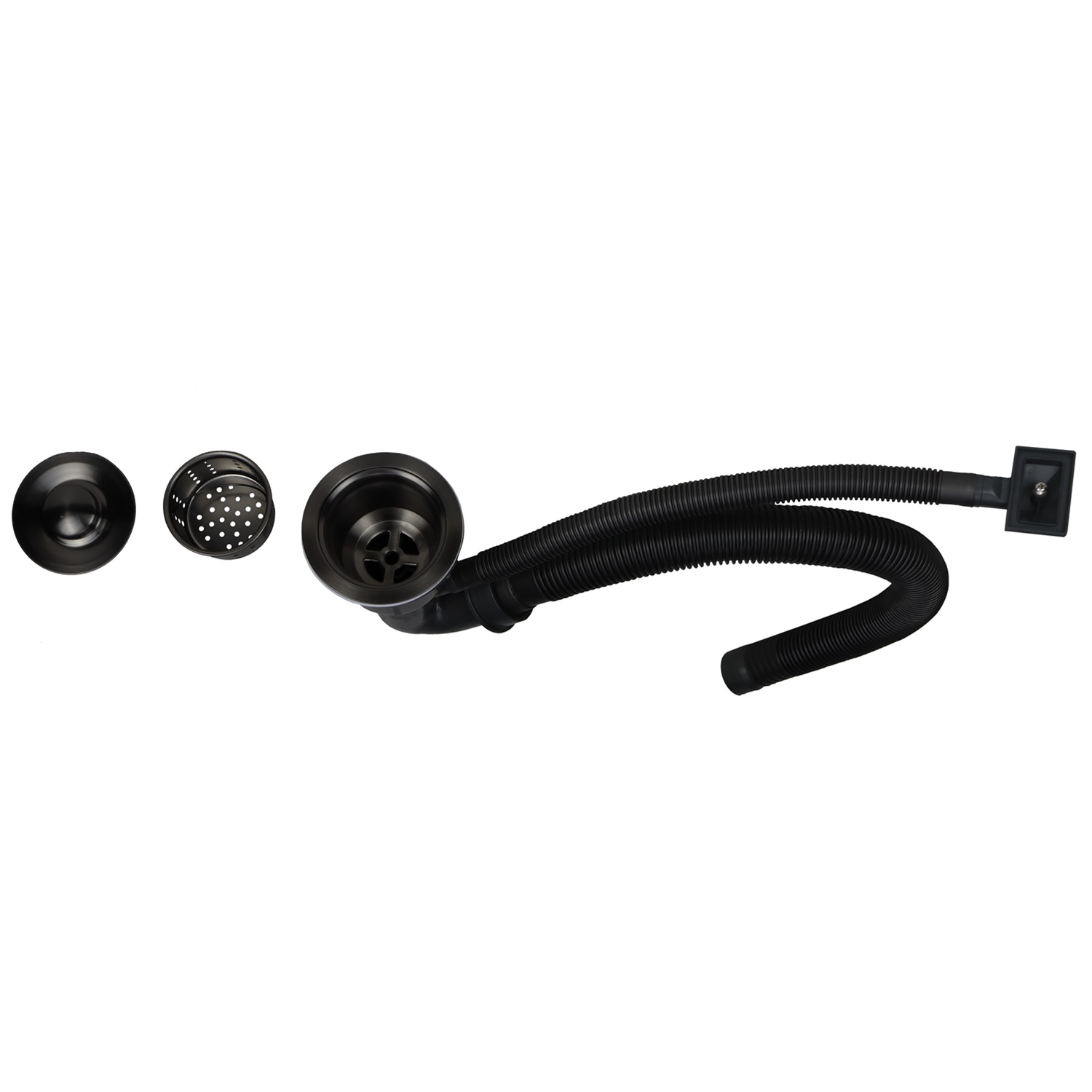 Мойка врезная Marrbaxx B5050-R Decor 500х500х210 мм графит