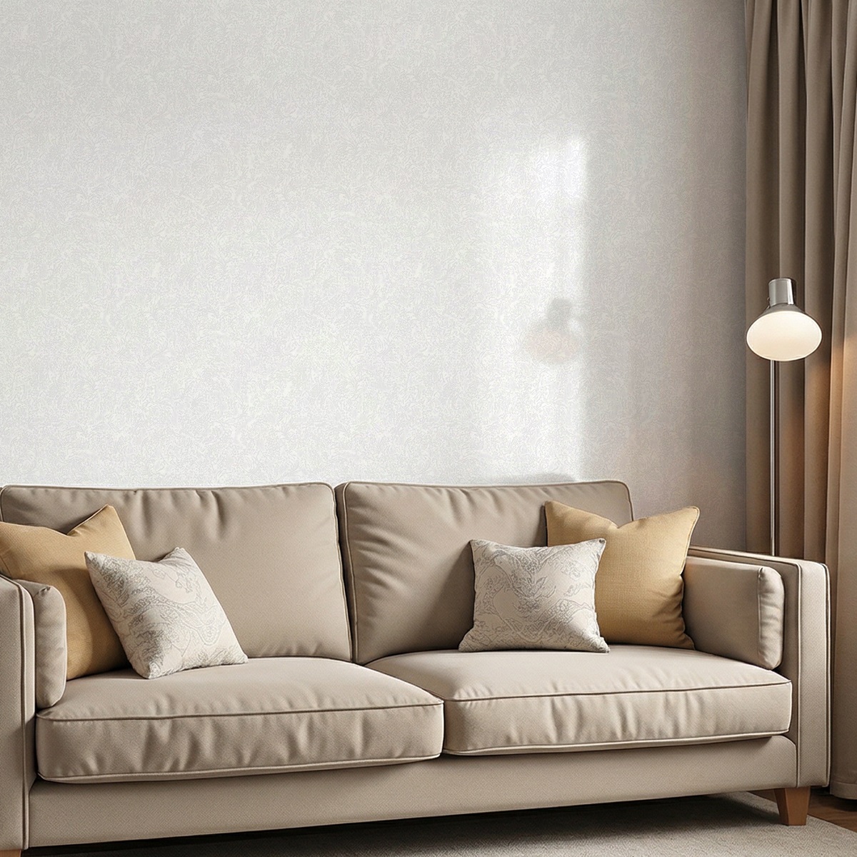 Обои Aurora Палау С40 4165 00 белые штукатурка 1,06х10,05 м