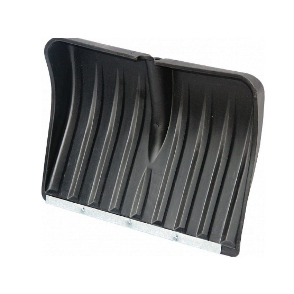 Лопата снегоуборочная пластиковая с планкой без черенка 500х390 мм