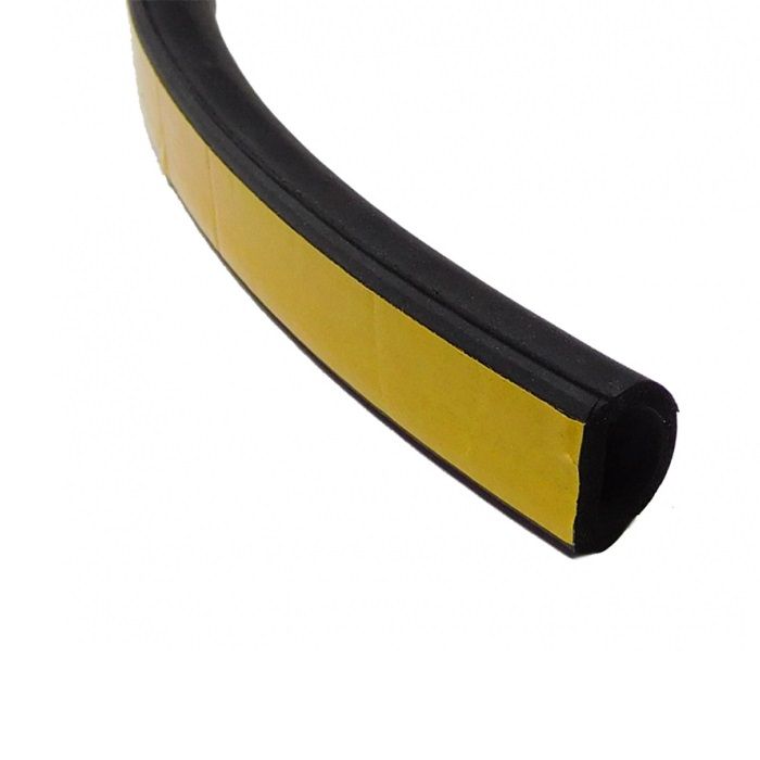 Уплотнитель самоклеящийся Remontix  5 м, 21х15 черный