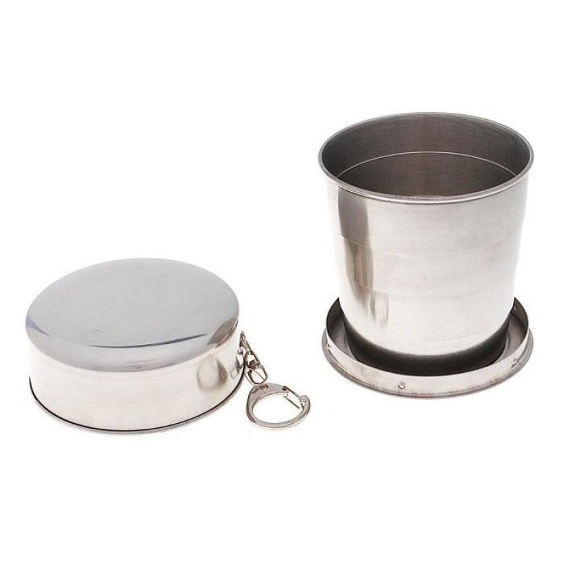 Стакан складной металлический 200 мл