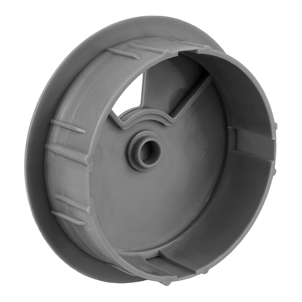 Заглушка для кабель-канала d60 мм серая