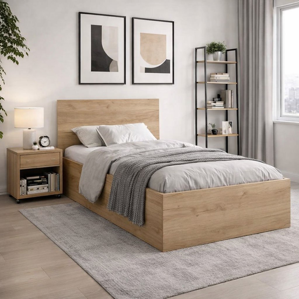 Кровать МСП 1 900x2000 мм Дуб Золотой