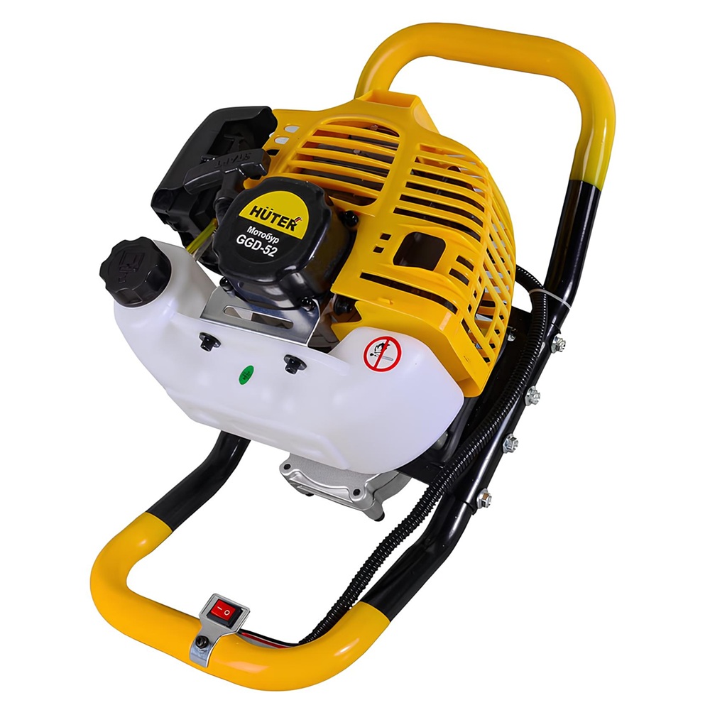 Мотобур бензиновый Huter GGD-52 1,9 л.с. шнек 300 мм