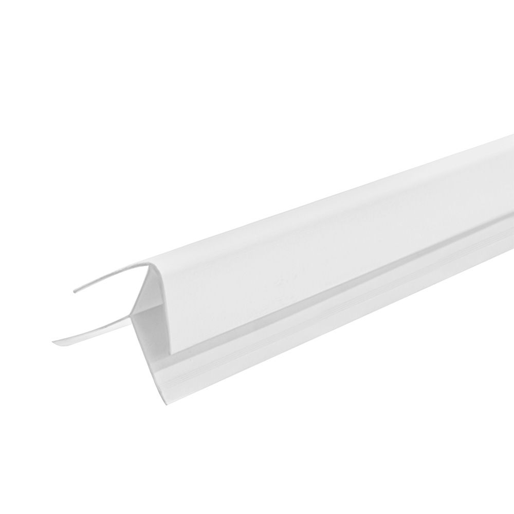 Угол ПВХ наружный белый 3000х8 мм