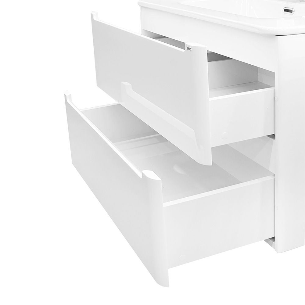 Комплект (Тумба с умыв) подвесная  Edifice 80 с умывальник мебельный 80 см 010 IDDIS 0108000i28