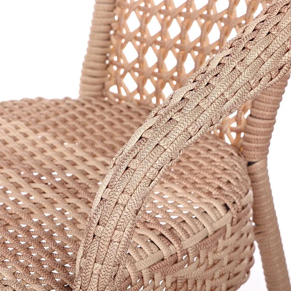 Стул садовый Деко Тесто 009 51х51х75 см до 150 кг бежевый