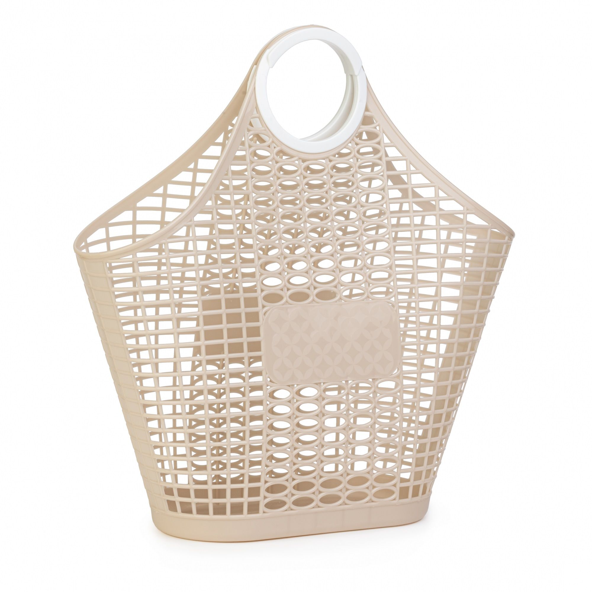 Корзины для хранения 42х46х13 см 14 л слоновая кость М6678