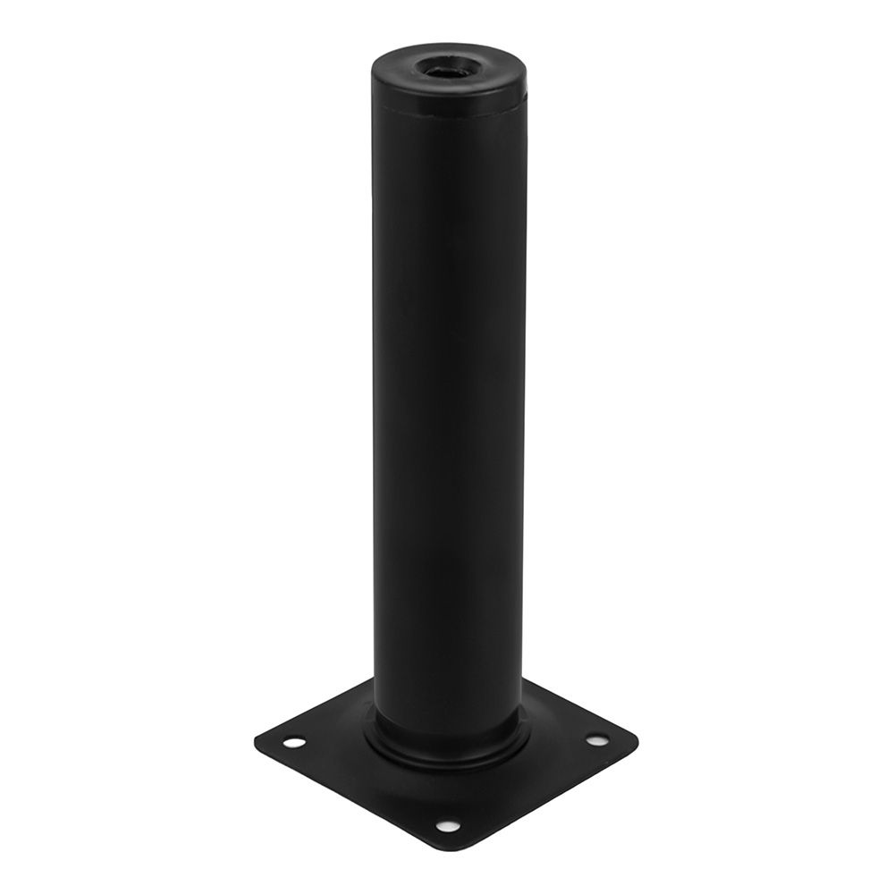 Ножка мебельная для стола круглая (черная) 30*150 мм L61R15BL30