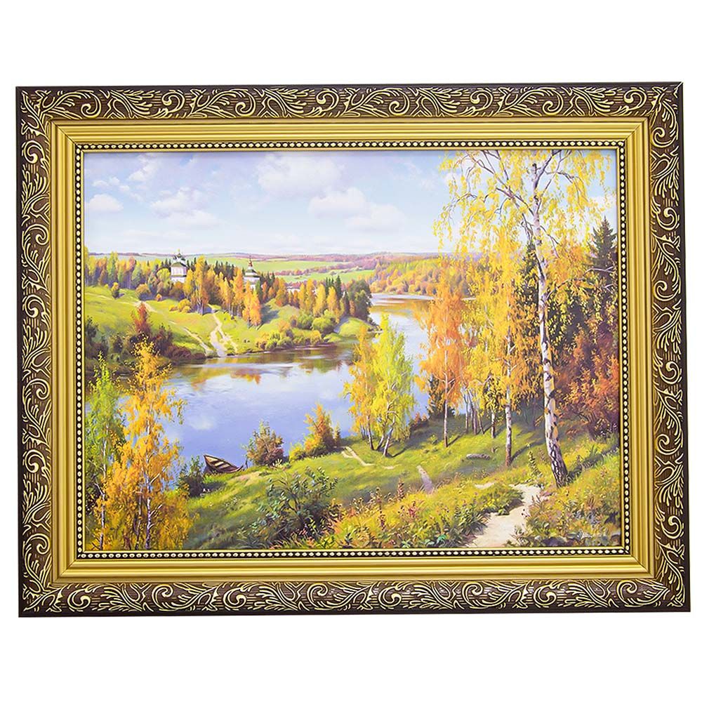 Классические картины  30*40 рама 5 завиток золото