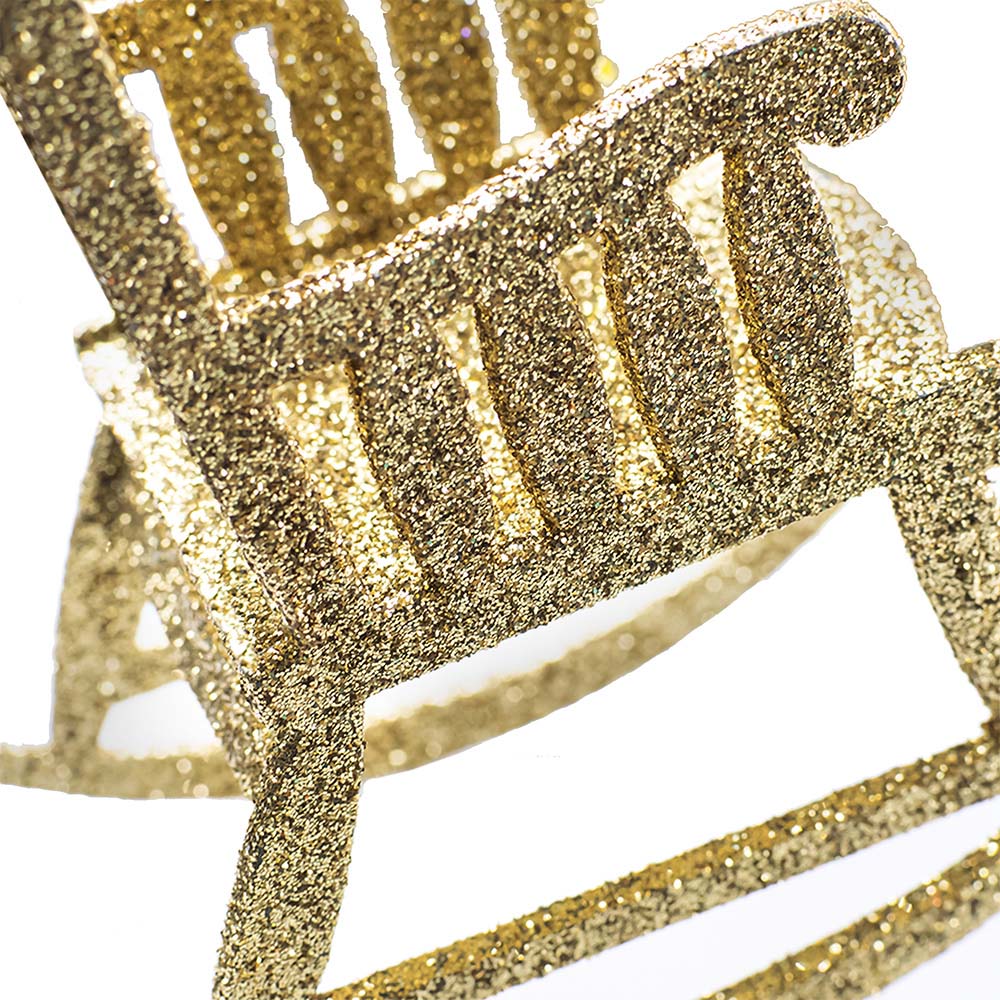 Украшение подвесное новогоднее Кресло-качалка в золоте 8x5x10,5 см