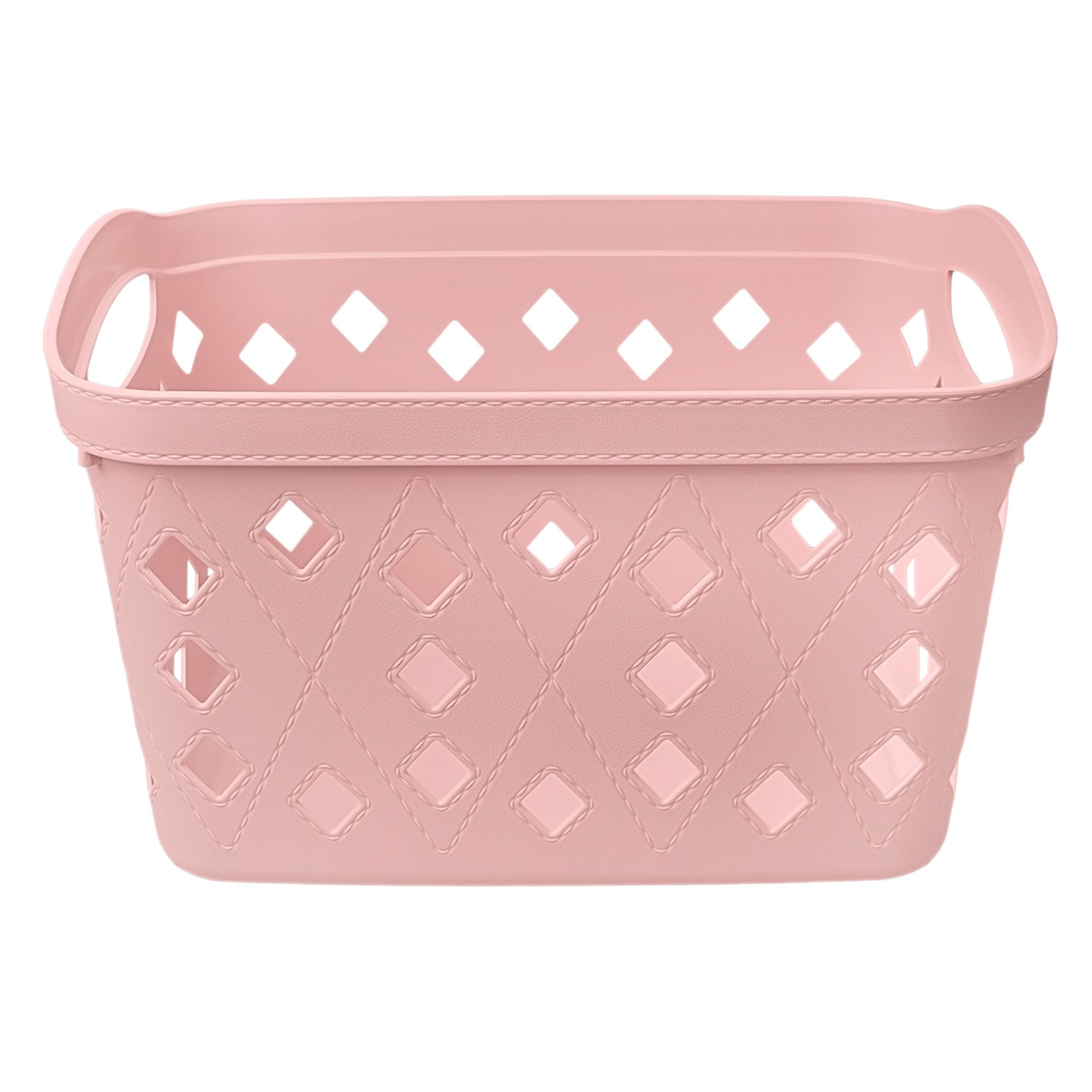 Корзина для хранения Лерберг 31,8х21,5х20,3 см пудровая роза